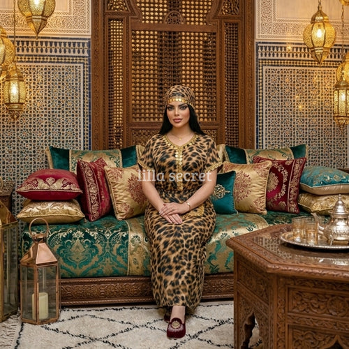 Ensemble Oriental Léopard 3 Pièces – Édition Eid